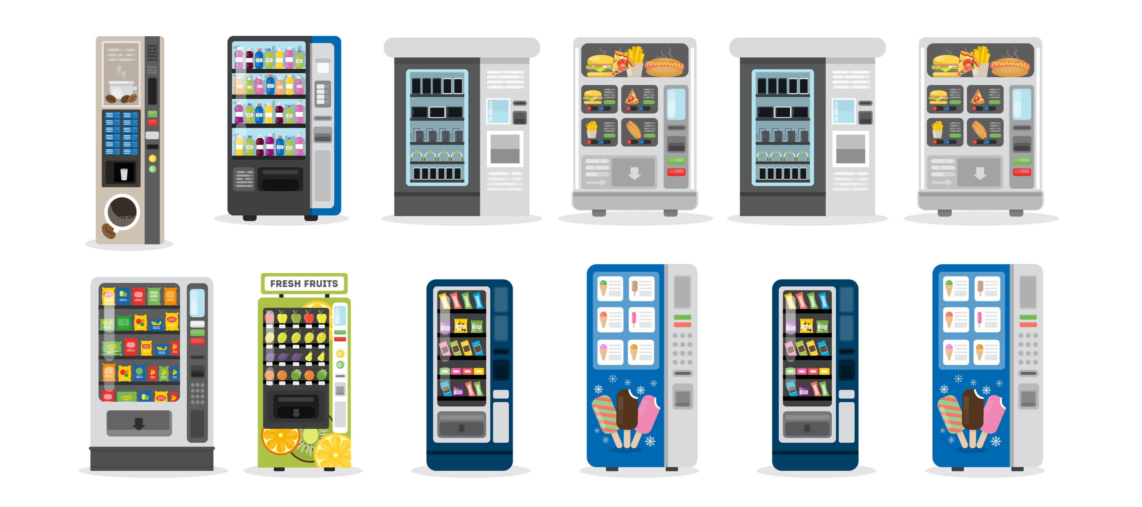 Modern office vending background